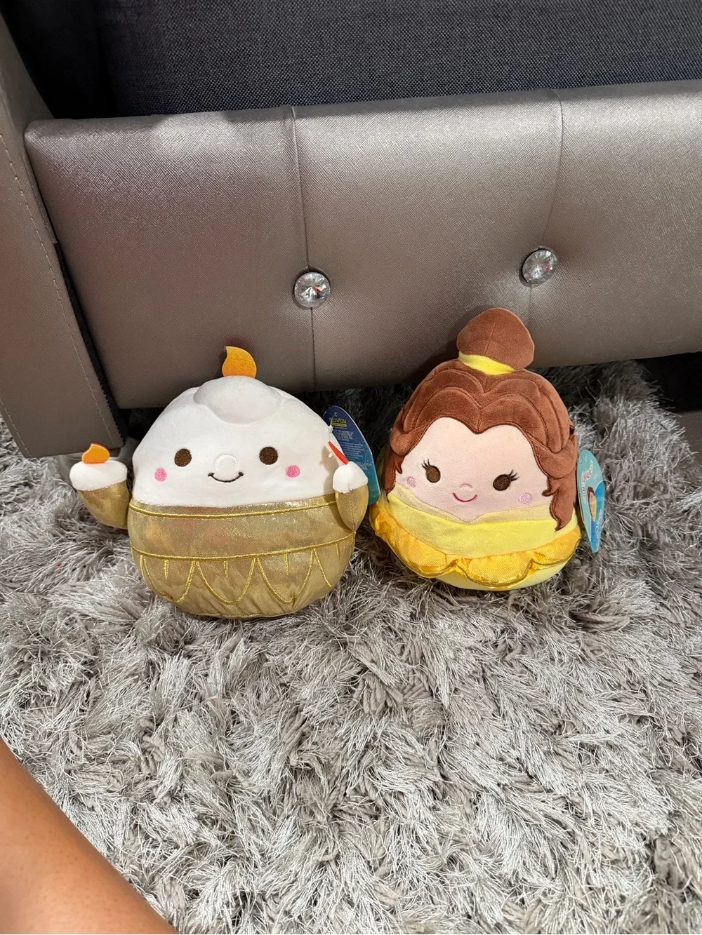 Disney Plush Set - Yellow Belle and Lumiere Soft Toys